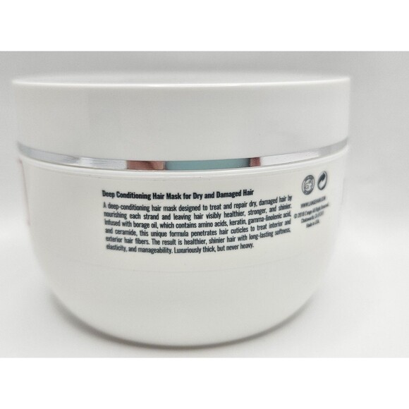 L'ange Hair Borago Borage Oil Deep Conditioning Mask 10 Oz Jar New - Picture 3 of 4